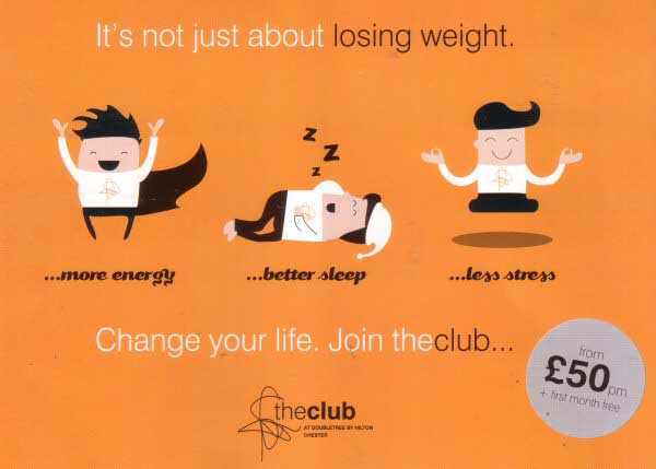 Chestertourist.com - The Club at Hilton Double Tree Hoole Chester Page One